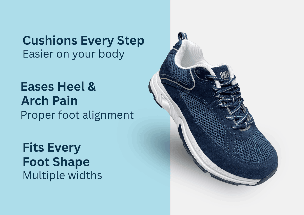 AARON Diabetic & Orthopedic Athletic Shoes - Mens Diabetic Shoe - An Ortho Shoes Company