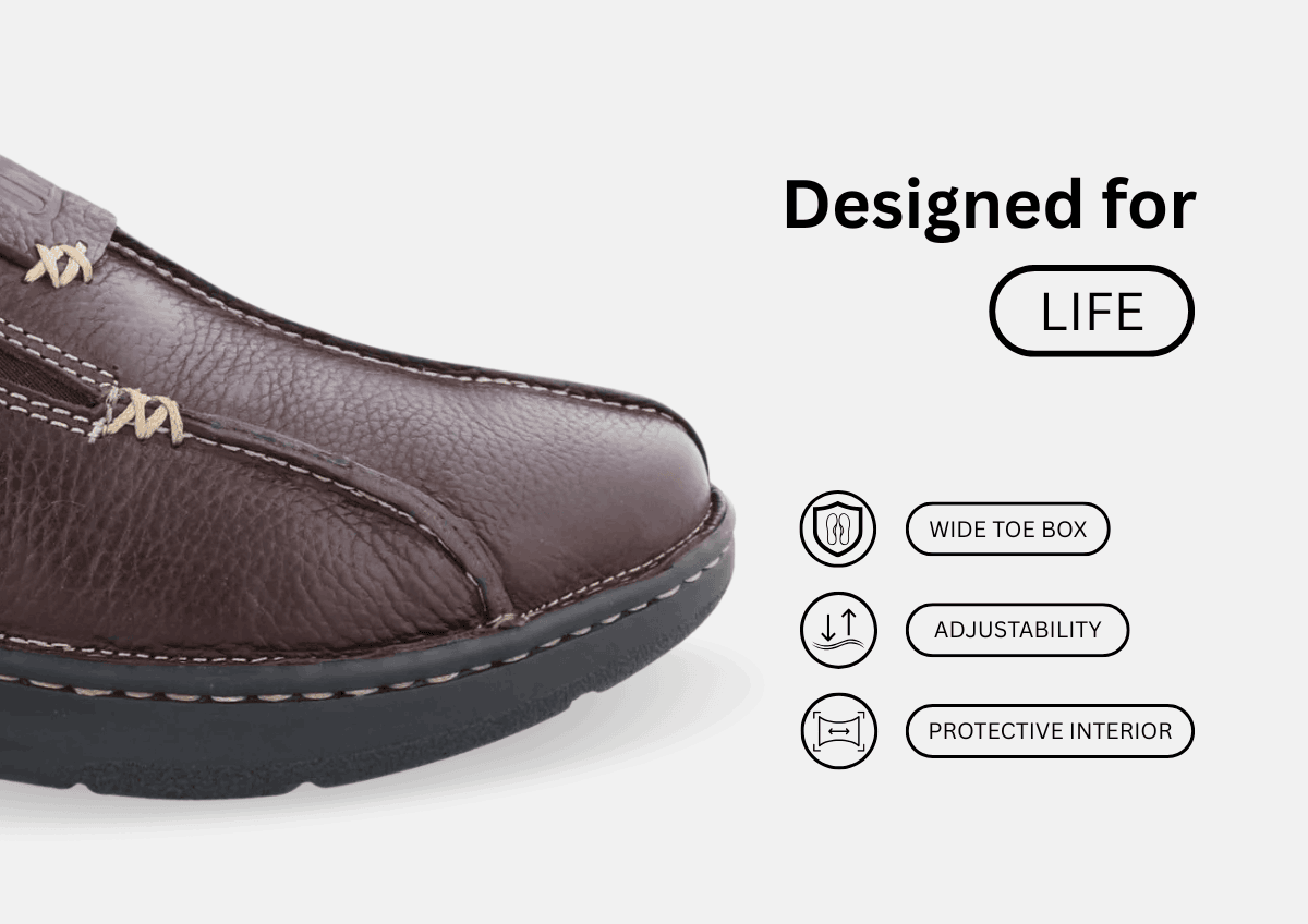 Brown Pebbled Leather