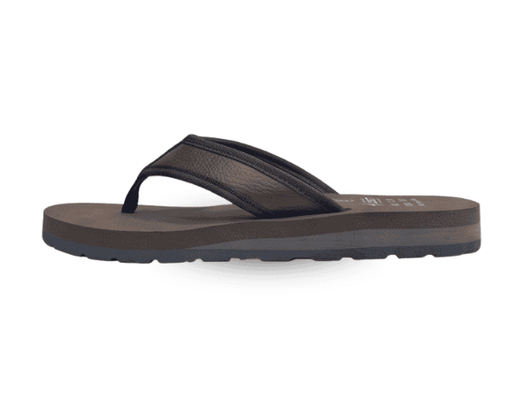 Brown orthopedic shoes for women with cushioned sole support