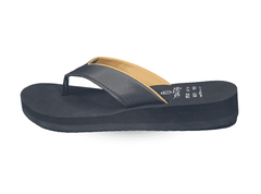 Black orthopedic shoes for women cushioned sole