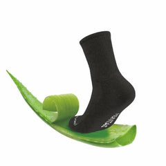 montac ankle length diabetic socks black