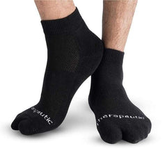 montac diabetic toe separator socks black