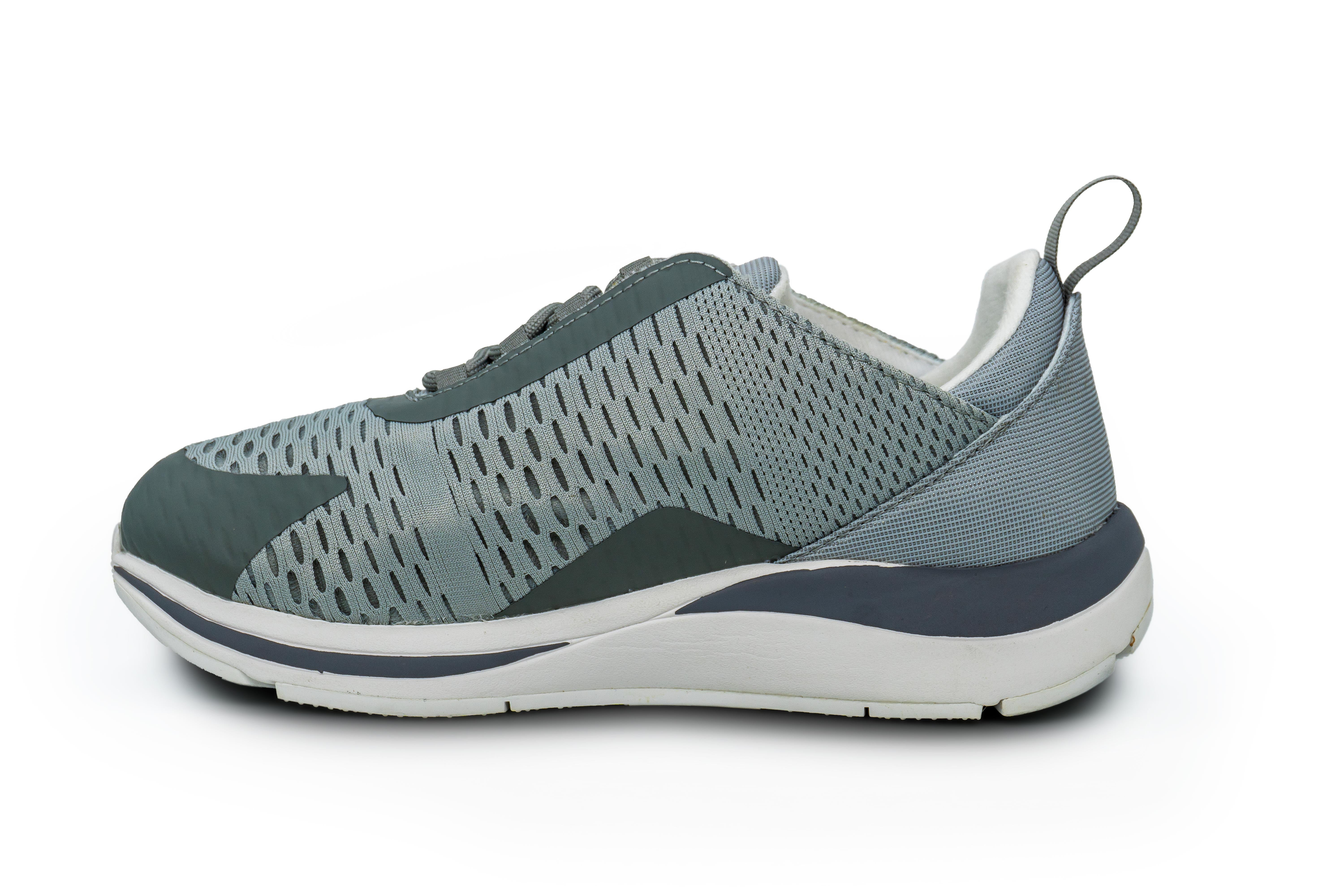 SPRINTER Diabetic & Orthopedic Athletic Shoe Grey - Womens - Right Side View