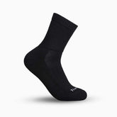 black diabetic socks for men and women with breathable fabric and soft comfort