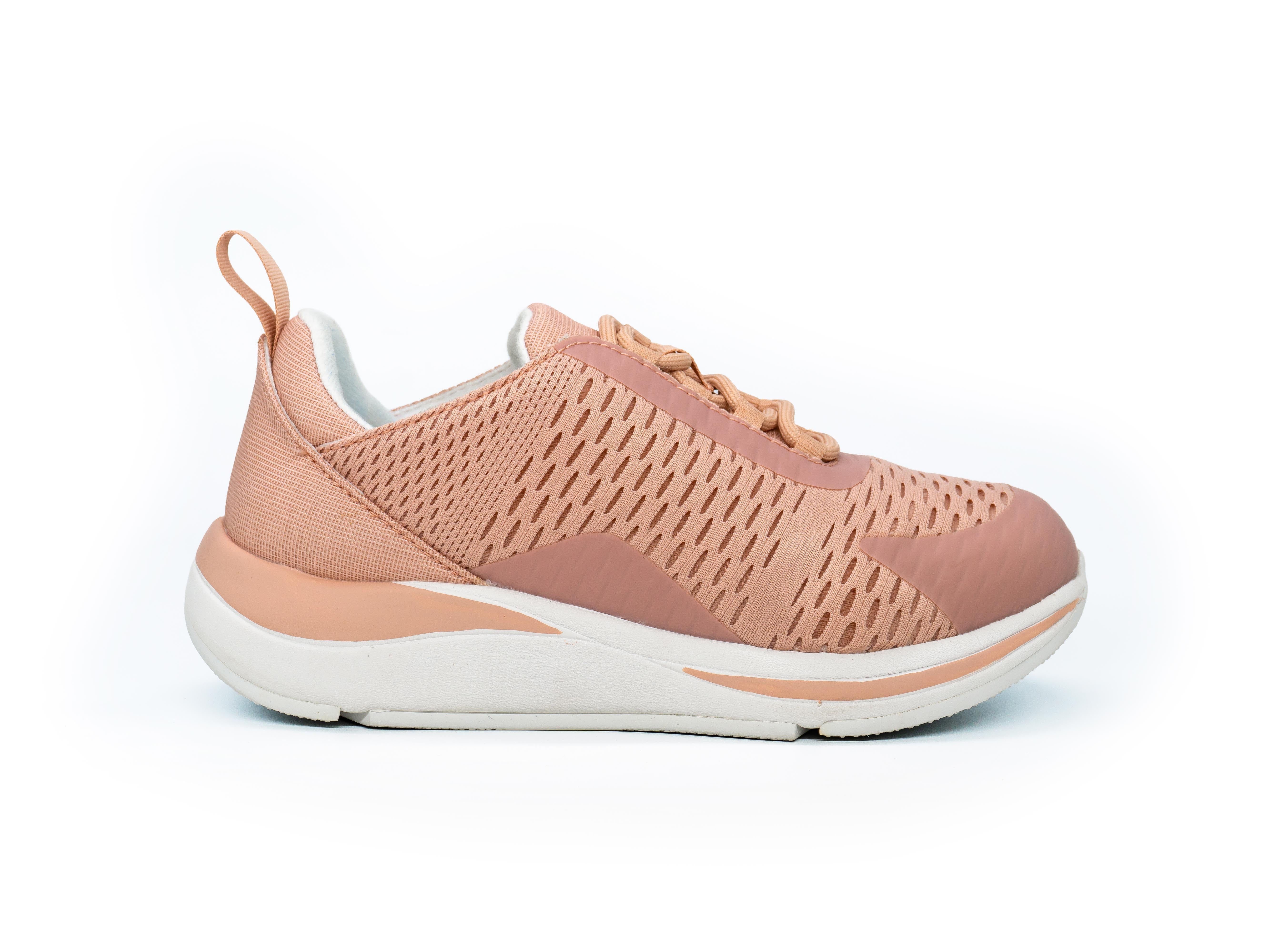 SPRINTER Diabetic & Orthopedic Athletic Shoe Rose - Left Side View