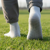 Soft Cushioned Everyday Socks – Grey & Black (Pack of 2) Diabetic Shoe - An Ortho Shoes Company