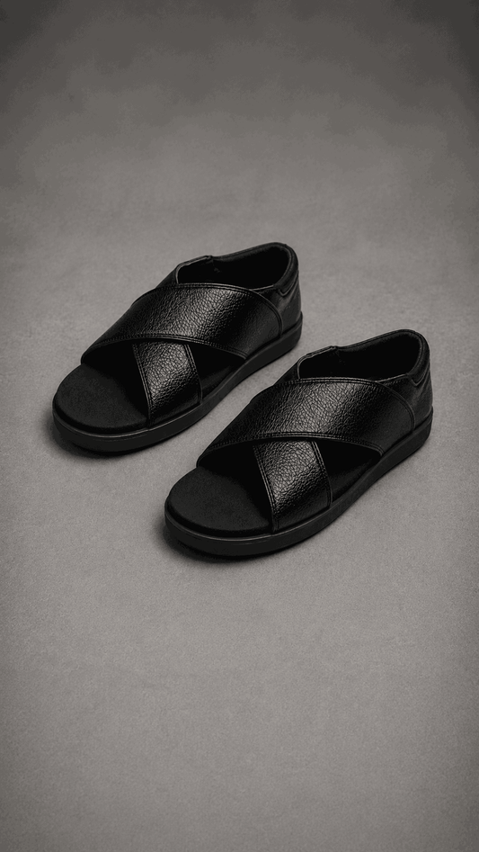 Prince Men's Extra Comfort Footwear – BlacK Diabetic Shoe - An Ortho Shoes Company