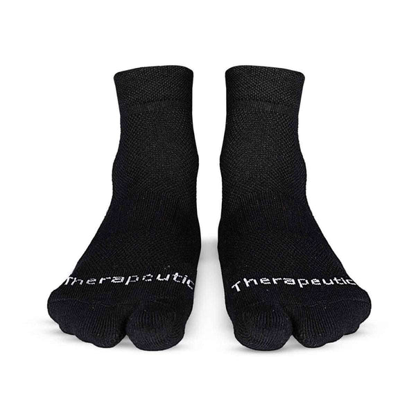 black diabetic toe socks for sensitive feet
