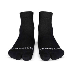 black diabetic toe socks for sensitive feet