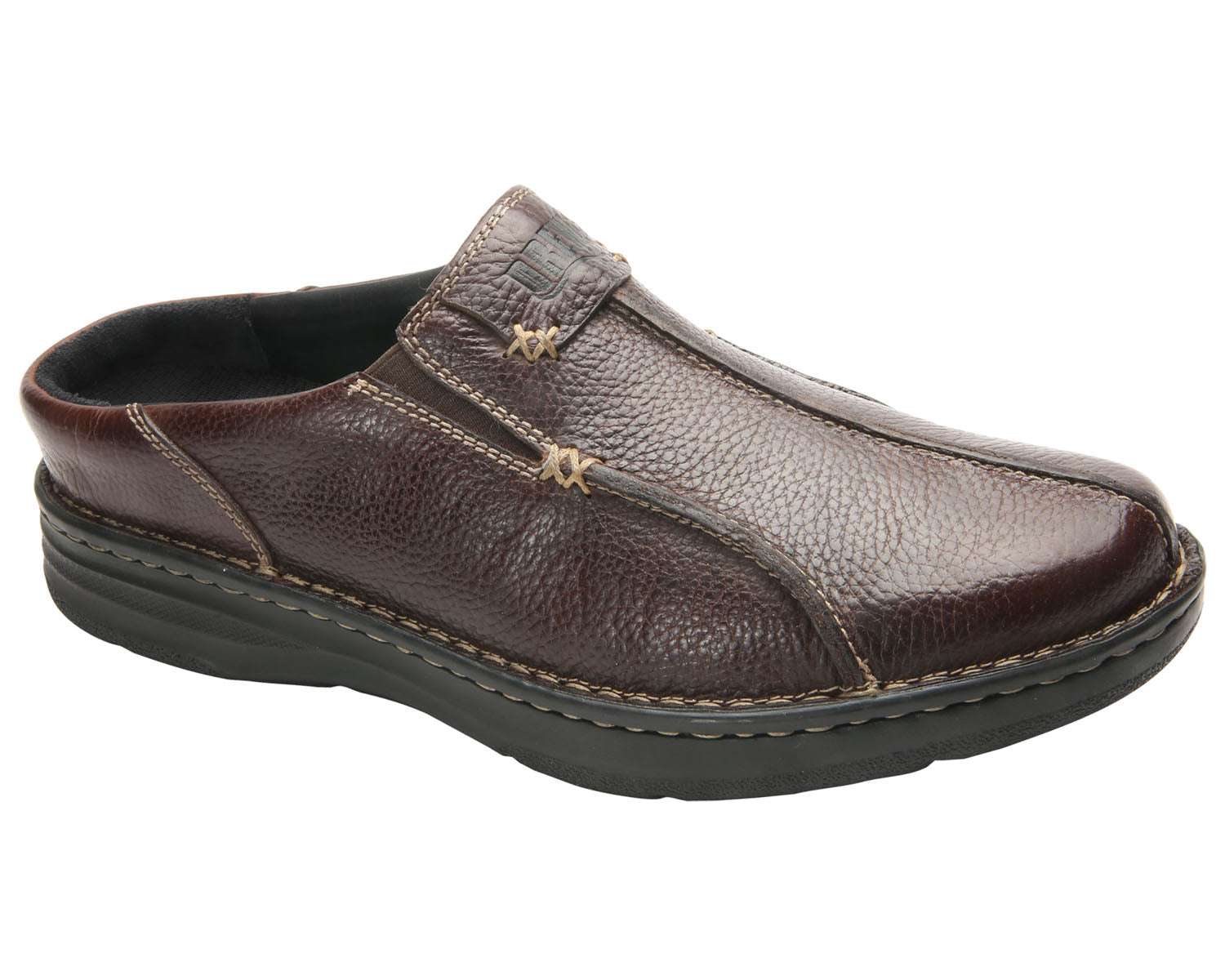 Brown Pebbled Leather