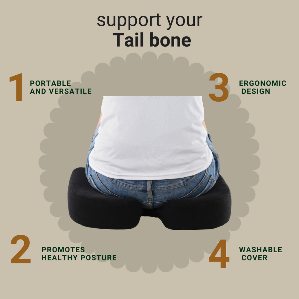 Leaf Ortho Coccyx Cushion – Tailbone Pain Relief & Pressure Support