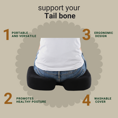 Leaf Ortho Coccyx Cushion – Tailbone Pain Relief & Pressure Support