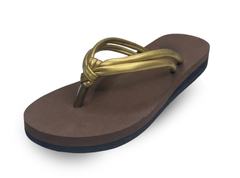 Knotty women's orthopedic brown footwear heel pain relief