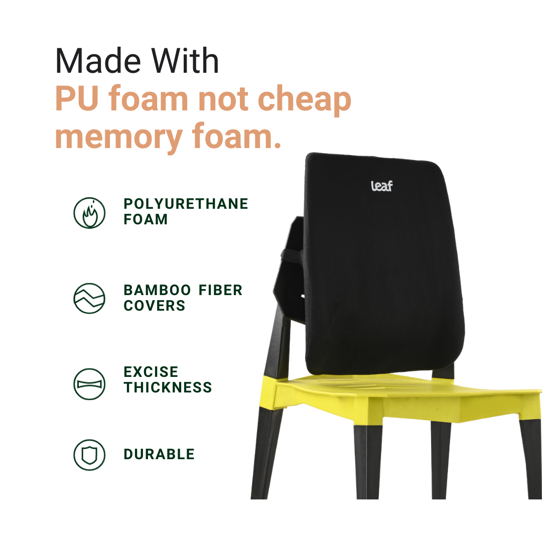 Leaf Lumbar Support Back Rest – Lower Back Pain & Posture Relief