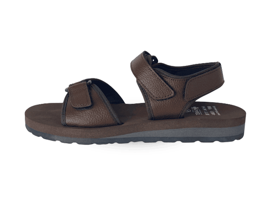 Brown orthopedic shoes for heel pain women