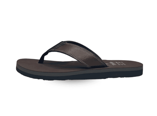 Brown orthopedic shoes for men anti-slip comfort