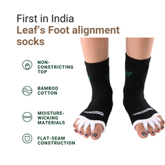 Leaf ortho Foot alignment socks Set of 2 pairs