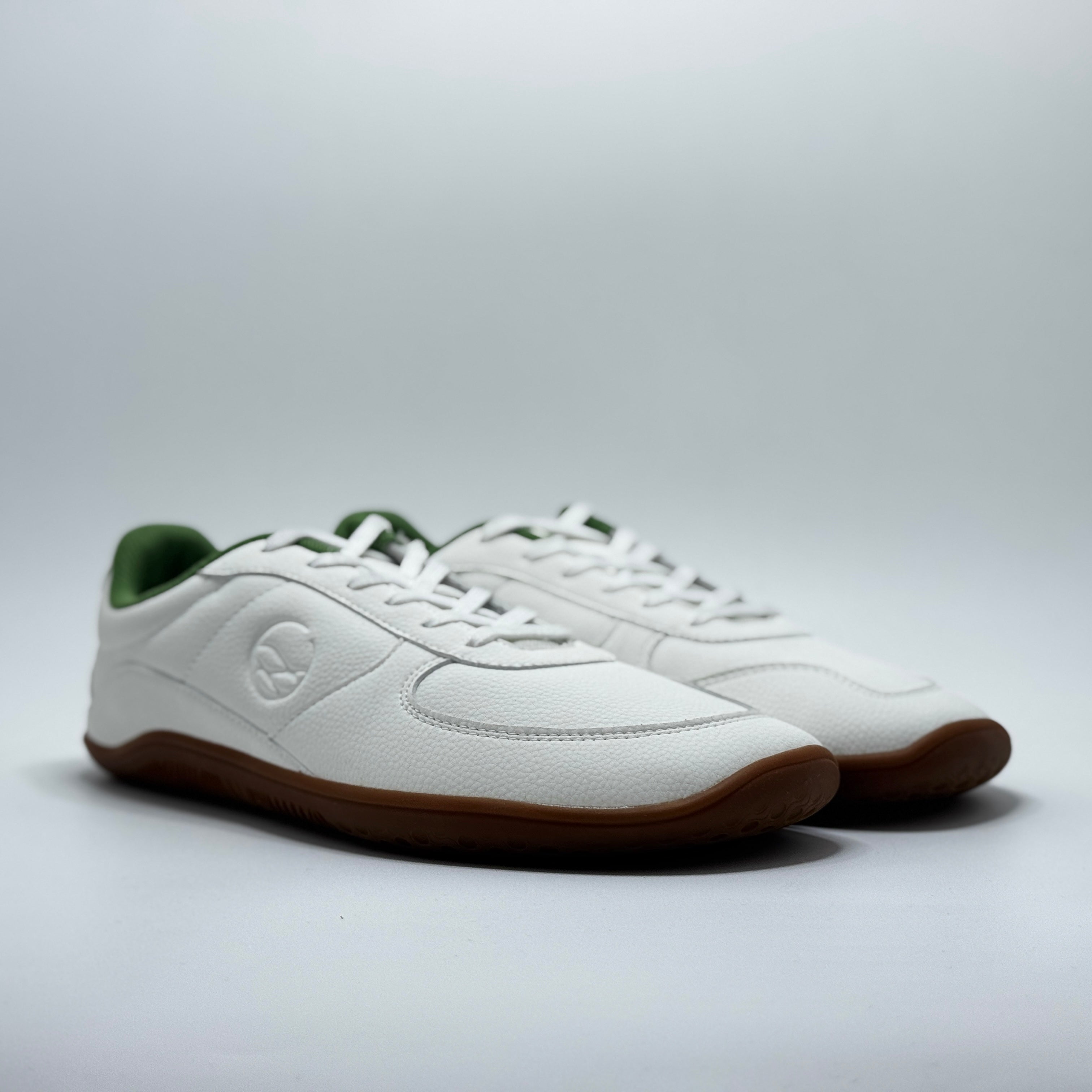 WhiteKairos Zen Barefoot Sneakers (side angle view)
