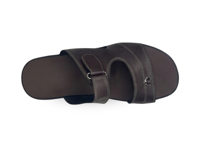 Men's plantar fasciitis orthopedic footwear brown