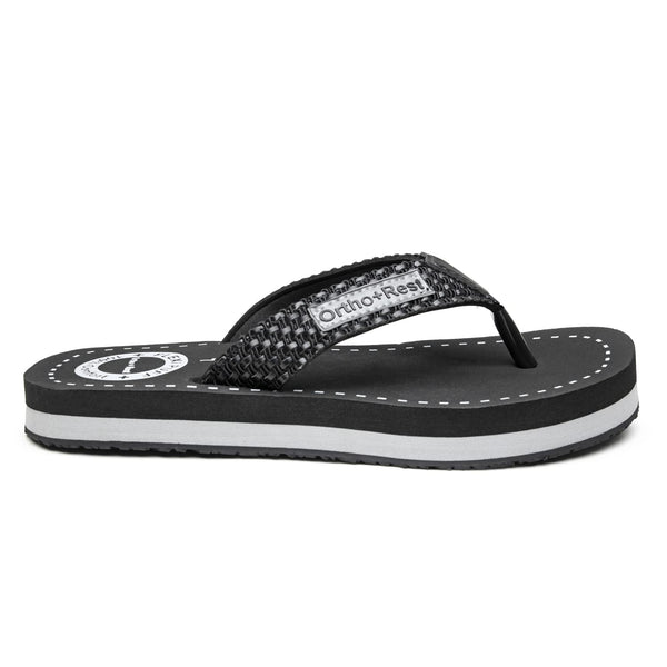 Ortho Rest Comfort Flip Flops for Man (M10000) - Black