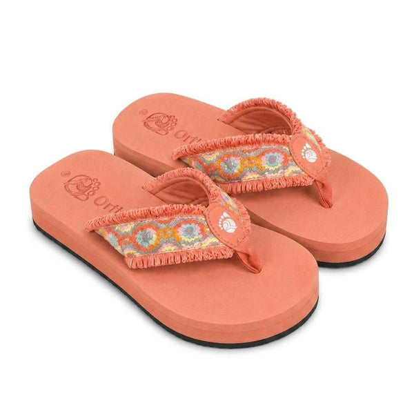 Ortho Rest Women's Comfortable and Stylish Flat Sandals Slipper | Soft Sole Casual Slip-On with back foot support (L3550) - Peach