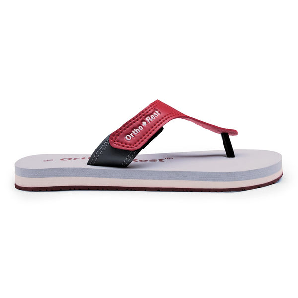 Ortho Rest Comfort Extra Soft Ortho Slippers for Women |  Doctor Chappal Footwear | Casual Flip Flops for Home Daily Use (L700) - Maroon