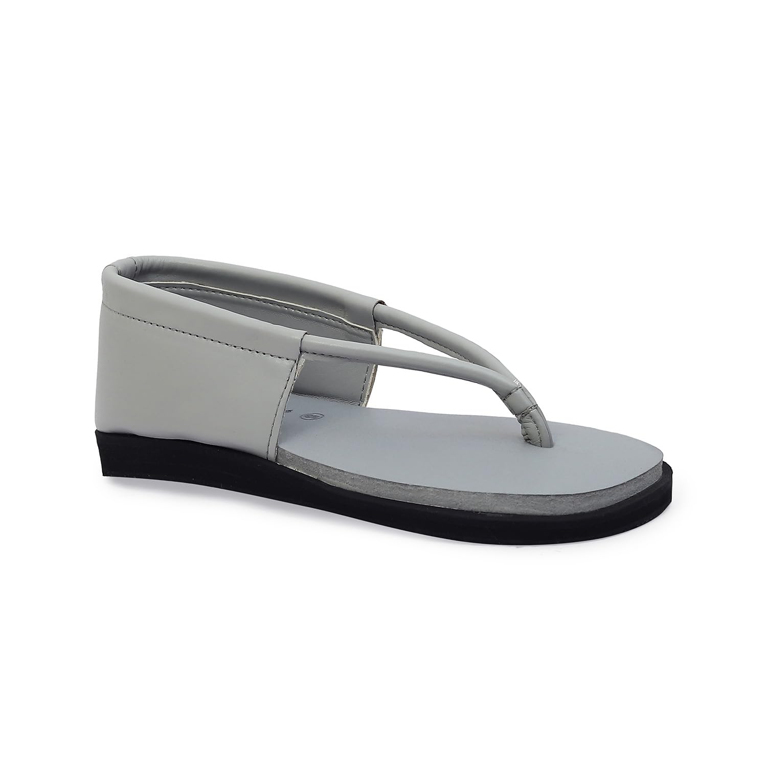 Ortho Rest Women's Comfortable and Stylish Flat Sandals Slipper | Soft Sole Casual Slip-On with back foot support (HH02) - Grey