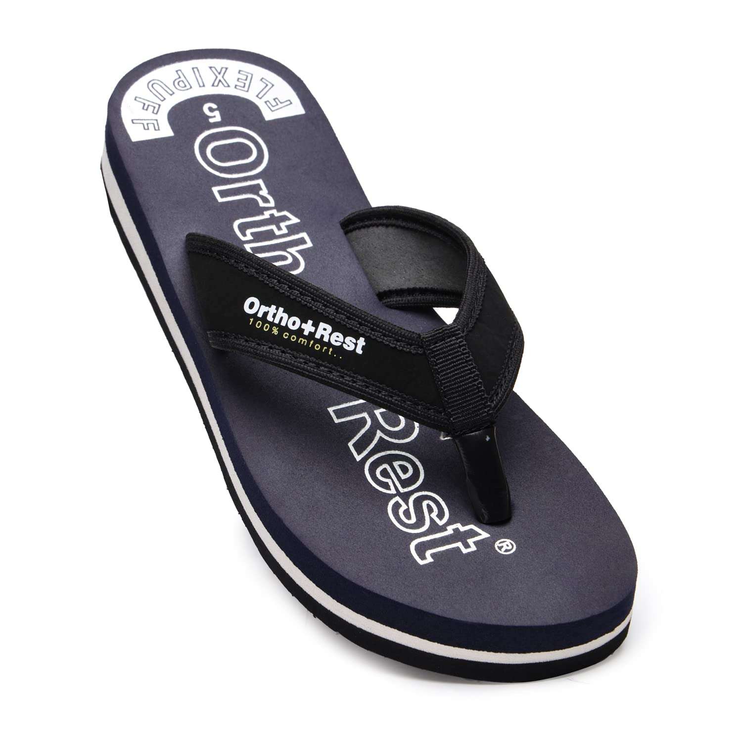 Ortho Rest Comfort Extra Soft Ortho Slippers for Women |  Doctor Chappal Footwear | Casual Flip Flops for Home Daily Use (L333) - Blue
