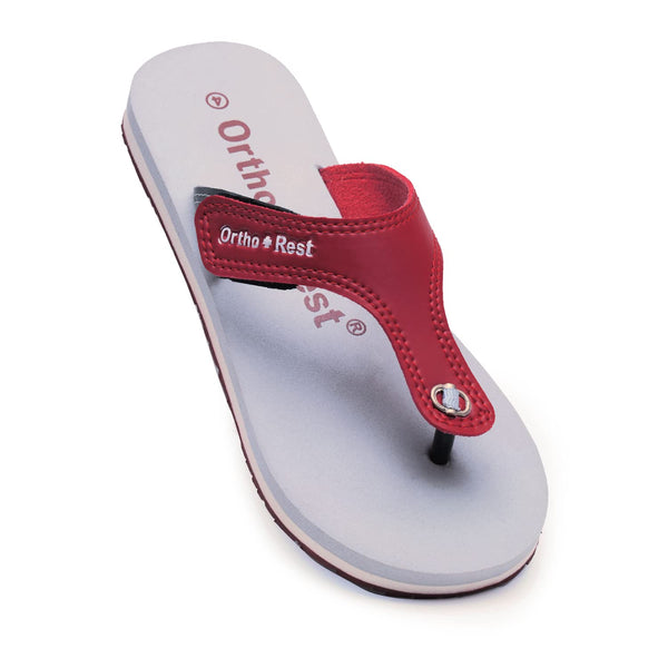 Ortho Rest Comfort Extra Soft Ortho Slippers for Women |  Doctor Chappal Footwear | Casual Flip Flops for Home Daily Use (L700) - Maroon