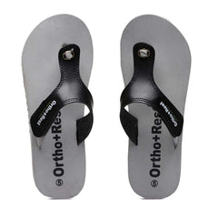 Ortho Rest Comfort Extra Soft Ortho Slippers for Women |  Doctor Chappal Footwear | Casual Flip Flops for Home Daily Use (L700) - Grey