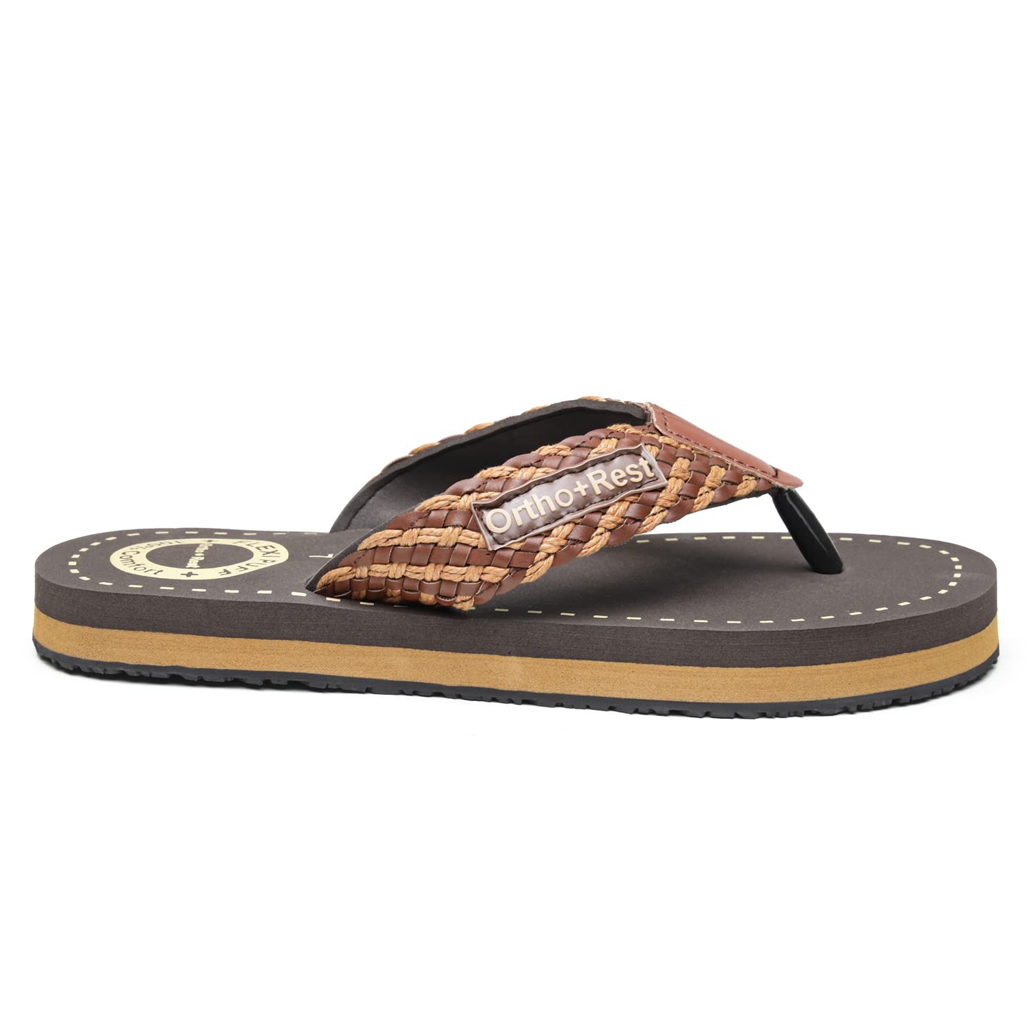 Ortho Rest Comfort Flip Flops for Man (M10000) - Tan