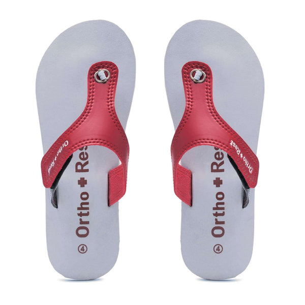 Ortho Rest Comfort Extra Soft Ortho Slippers for Women |  Doctor Chappal Footwear | Casual Flip Flops for Home Daily Use (L700) - Maroon