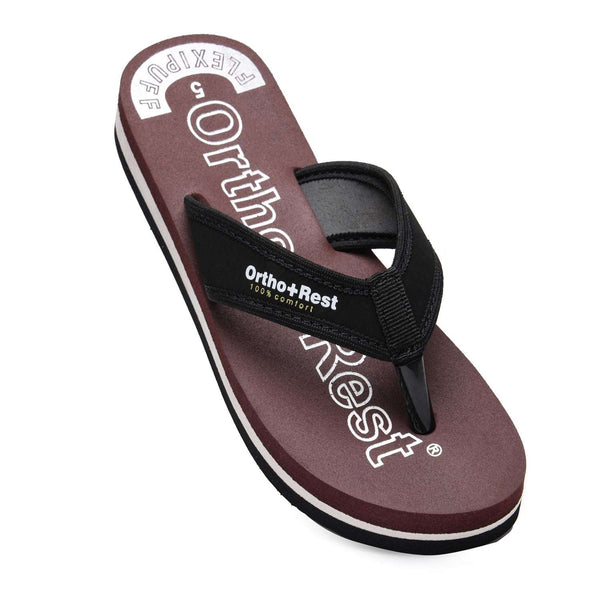 Ortho Rest Comfort Extra Soft Ortho Slippers for Women |  Doctor Chappal Footwear | Casual Flip Flops for Home Daily Use (L333) - Maroon