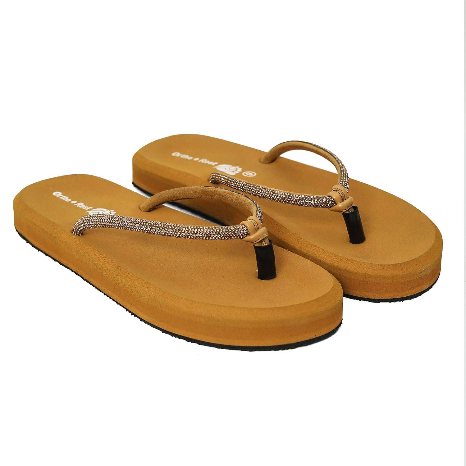 Ortho Rest Comfort Extra Soft Ortho Slippers for Women |  Doctor Chappal Footwear | Casual Flip Flops for Home Daily Use (L347) - Grey