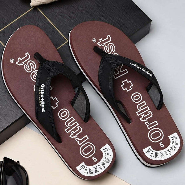 Ortho Rest Comfort Extra Soft Ortho Slippers for Women |  Doctor Chappal Footwear | Casual Flip Flops for Home Daily Use (L333) - Maroon