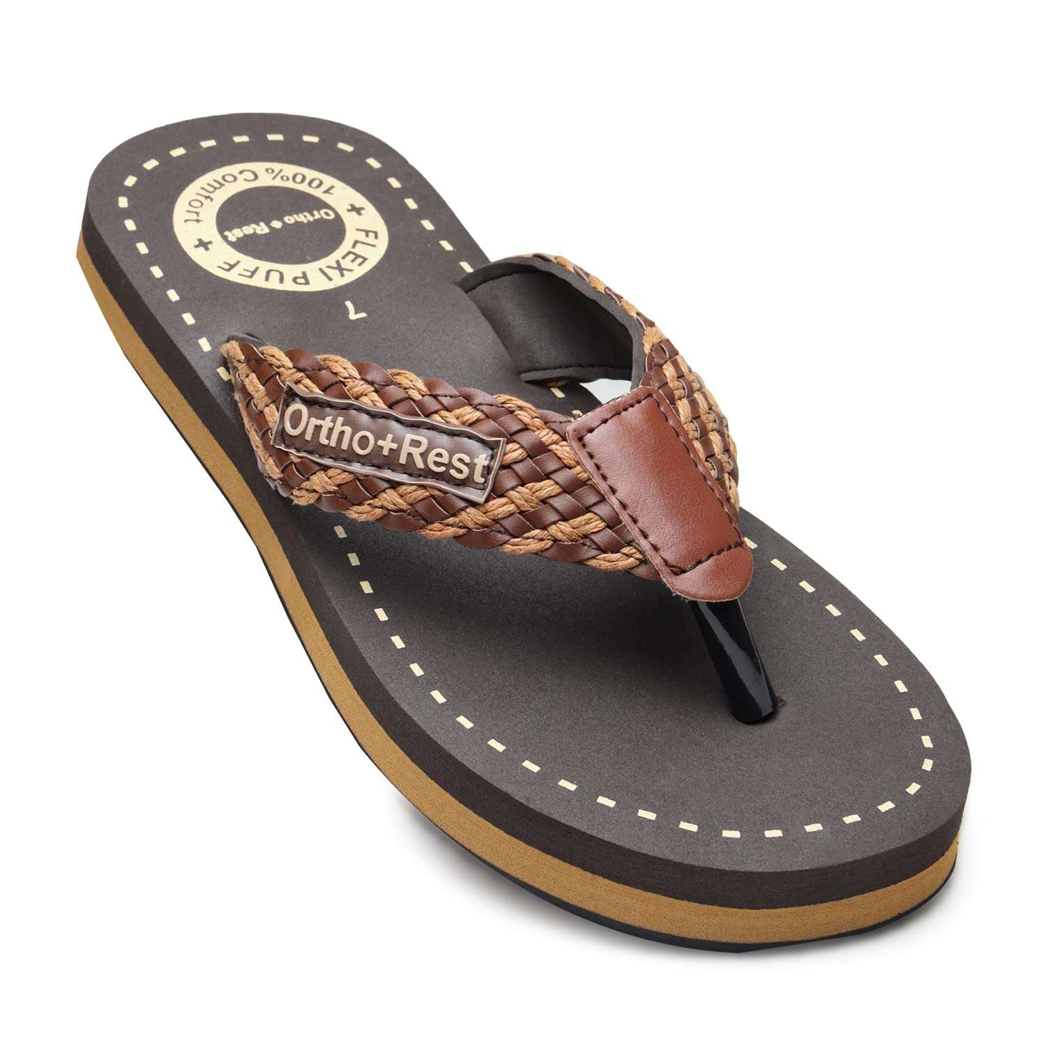 Ortho Rest Comfort Flip Flops for Man (M10000) - Tan