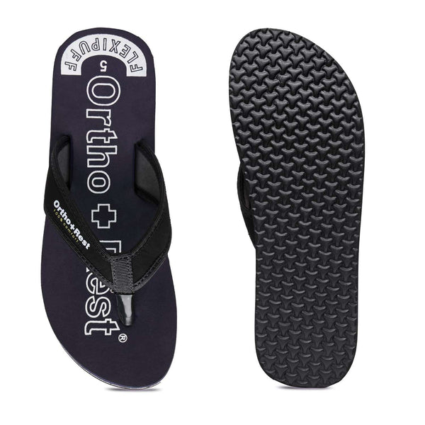 Ortho Rest Comfort Extra Soft Ortho Slippers for Women |  Doctor Chappal Footwear | Casual Flip Flops for Home Daily Use (L333) - Blue