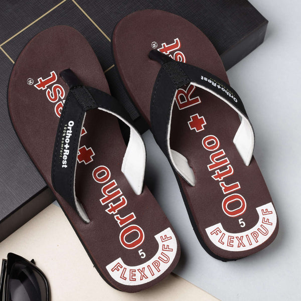 Ortho Rest Comfort Extra Soft Ortho Slippers for Women |  Doctor Chappal Footwear | Casual Flip Flops for Home Daily Use (L222) - Maroon