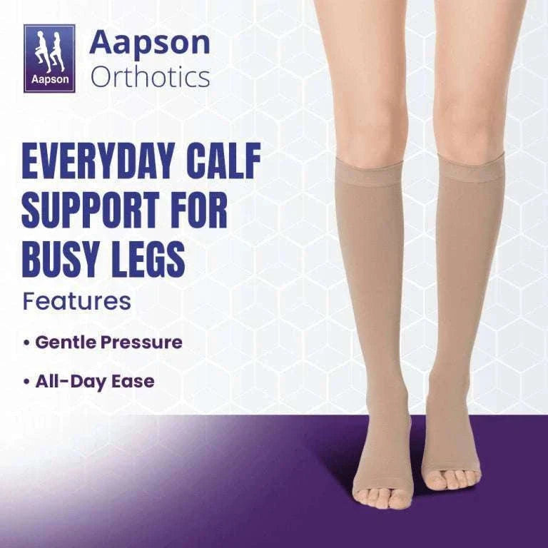 APSOPRESS Class II Compression Stockings – Thigh High (20–30 mmHg) Diabetic Shoe - An Ortho Shoes Company