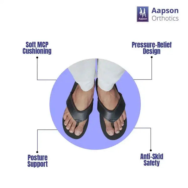 ApsoLite MCP Hawai Slippers (Male / Female) Diabetic Shoe - An Ortho Shoes Company