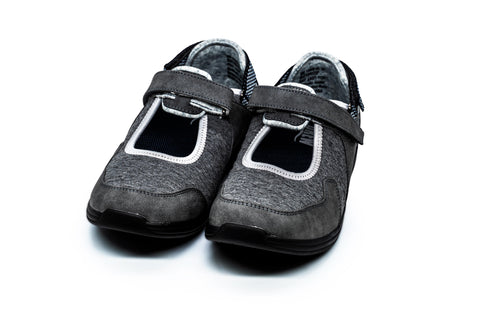 Stylish Drew Buttercup women's diabetic and orthopedic sandal -Inclined View