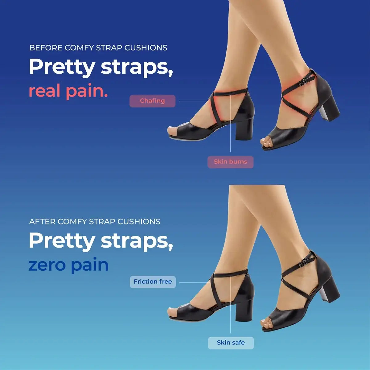 Belle Comfy Strap Cushions for Women