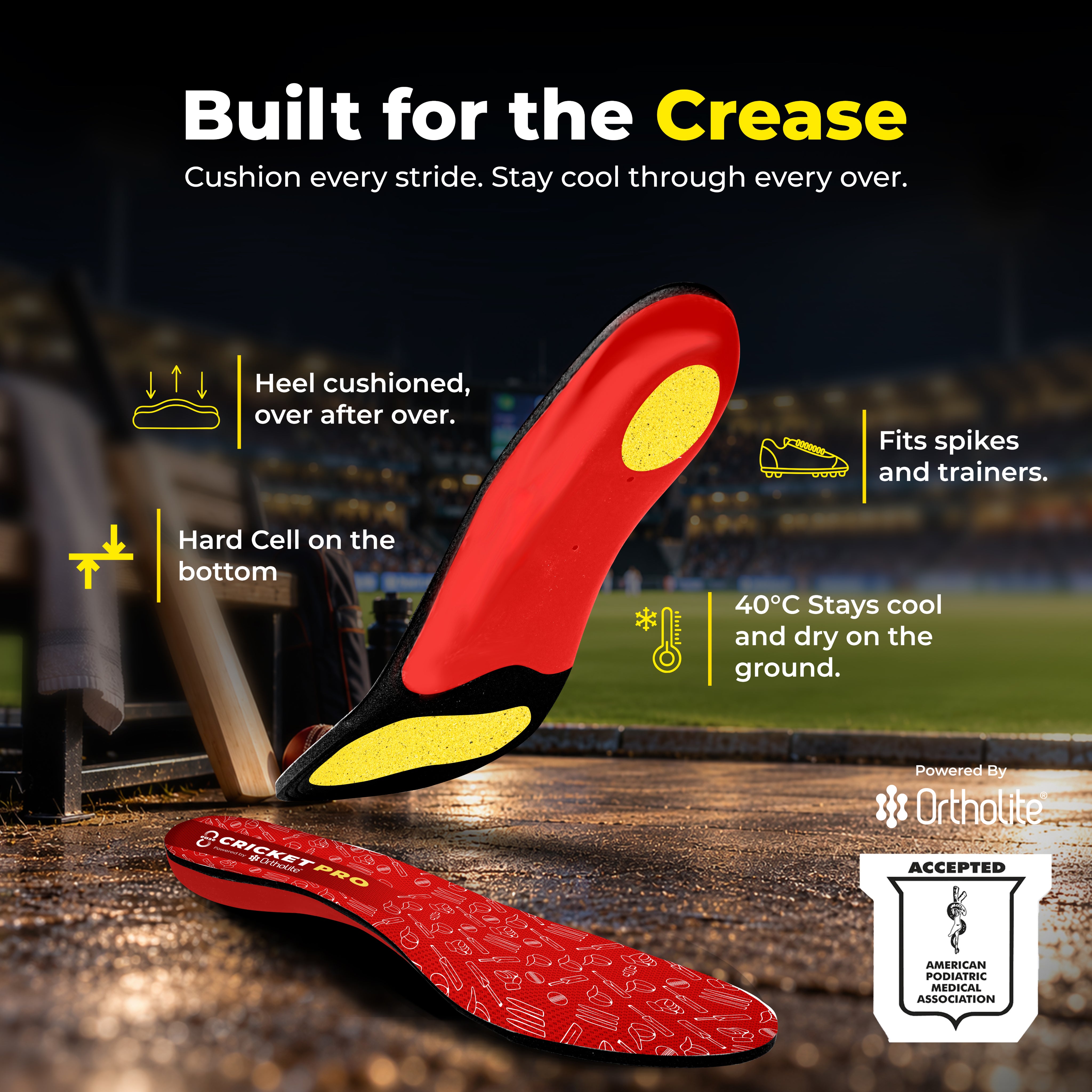 Cricket Pro Sports Insoles