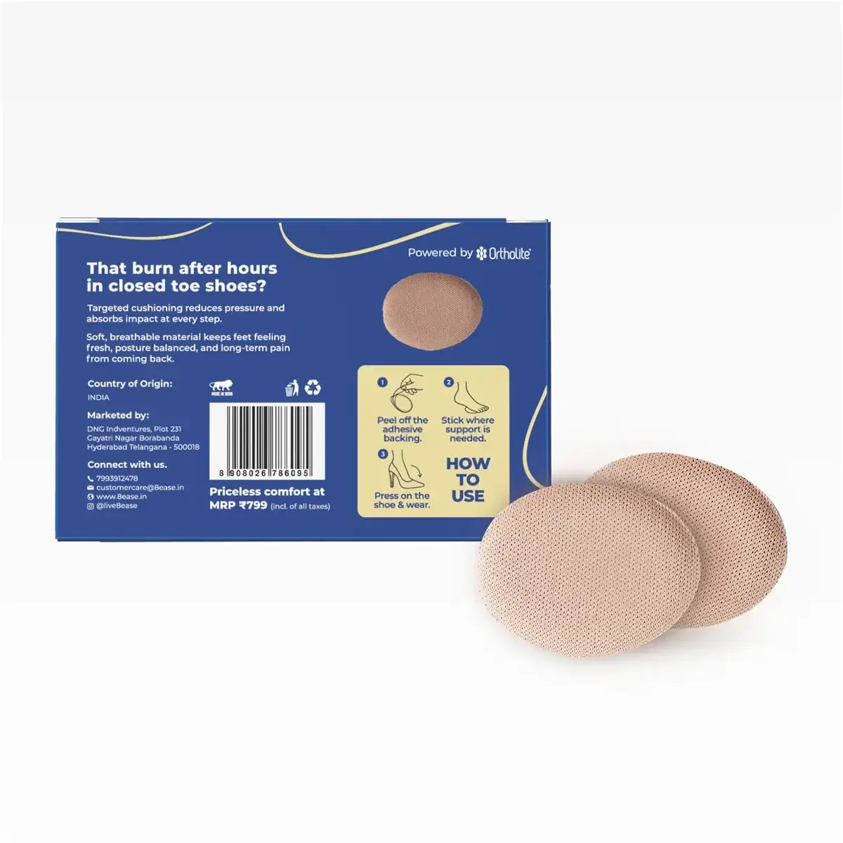 Belle Forefoot Comfort Pads for Women