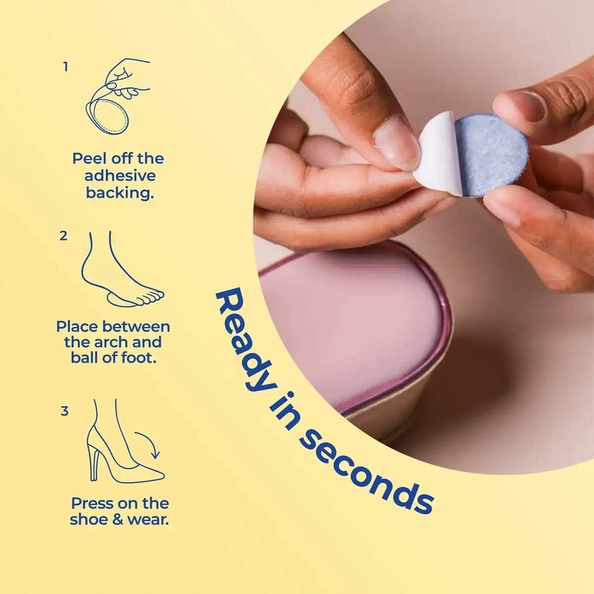 Belle Forefoot Comfort Pads for Women