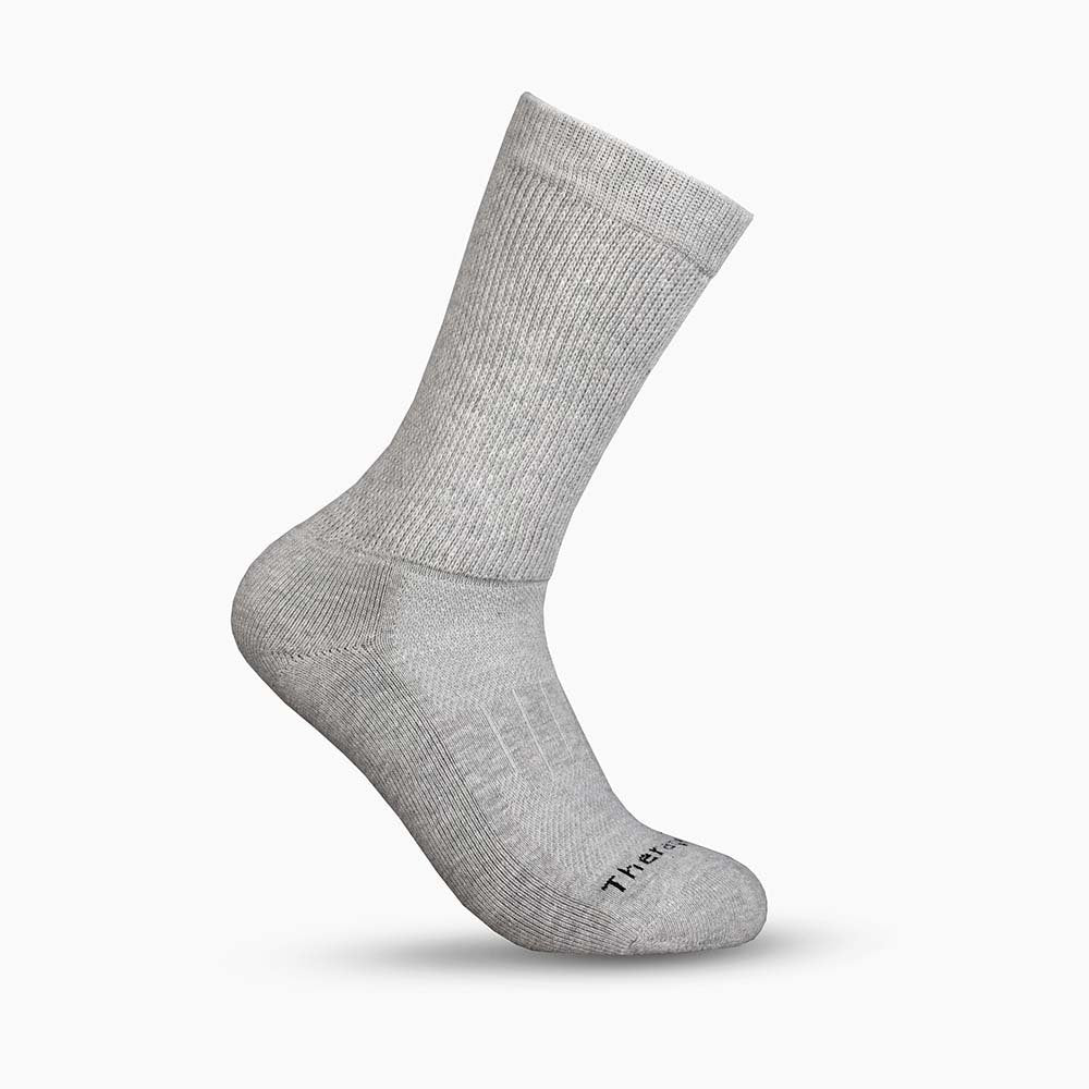 Diabetic Socks, Helps In Diabetic Neuropathy, Reduction Of Gangrene Chances, Increase Blood Circulation - Grey, Full Length (Free Size)