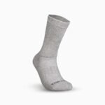 Diabetic Socks, Helps In Diabetic Neuropathy, Reduction Of Gangrene Chances, Increase Blood Circulation - Grey, Full Length (Free Size)