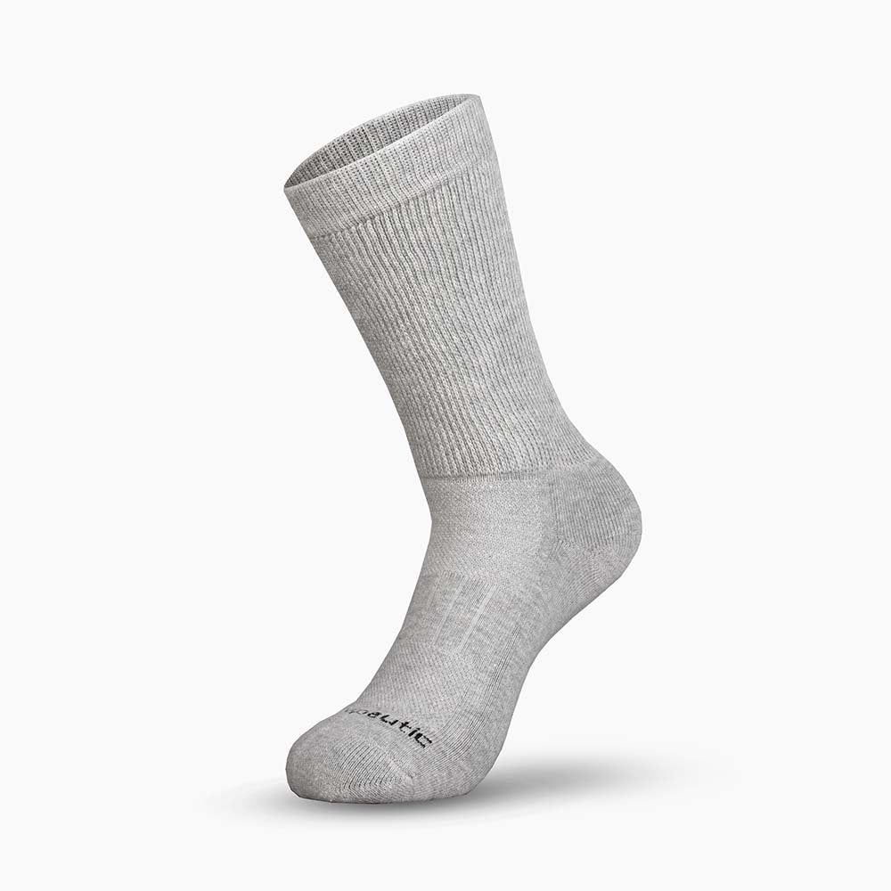 Diabetic Socks, Helps In Diabetic Neuropathy, Reduction Of Gangrene Chances, Increase Blood Circulation - Grey, Full Length (Free Size)