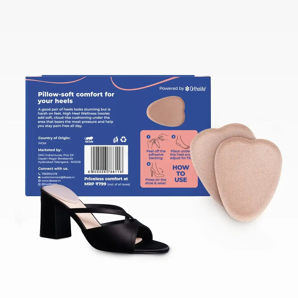 Belle High Heel Wellness Insoles for Women