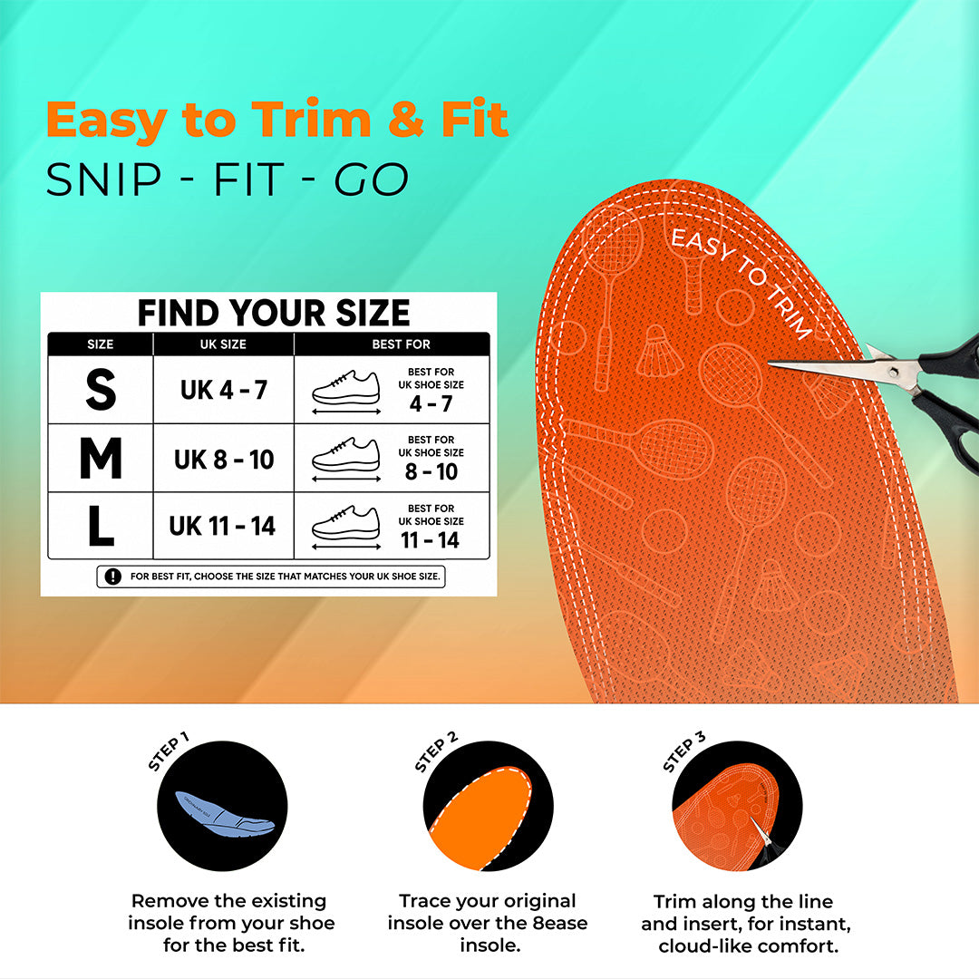 Racket Pro Sports Insoles